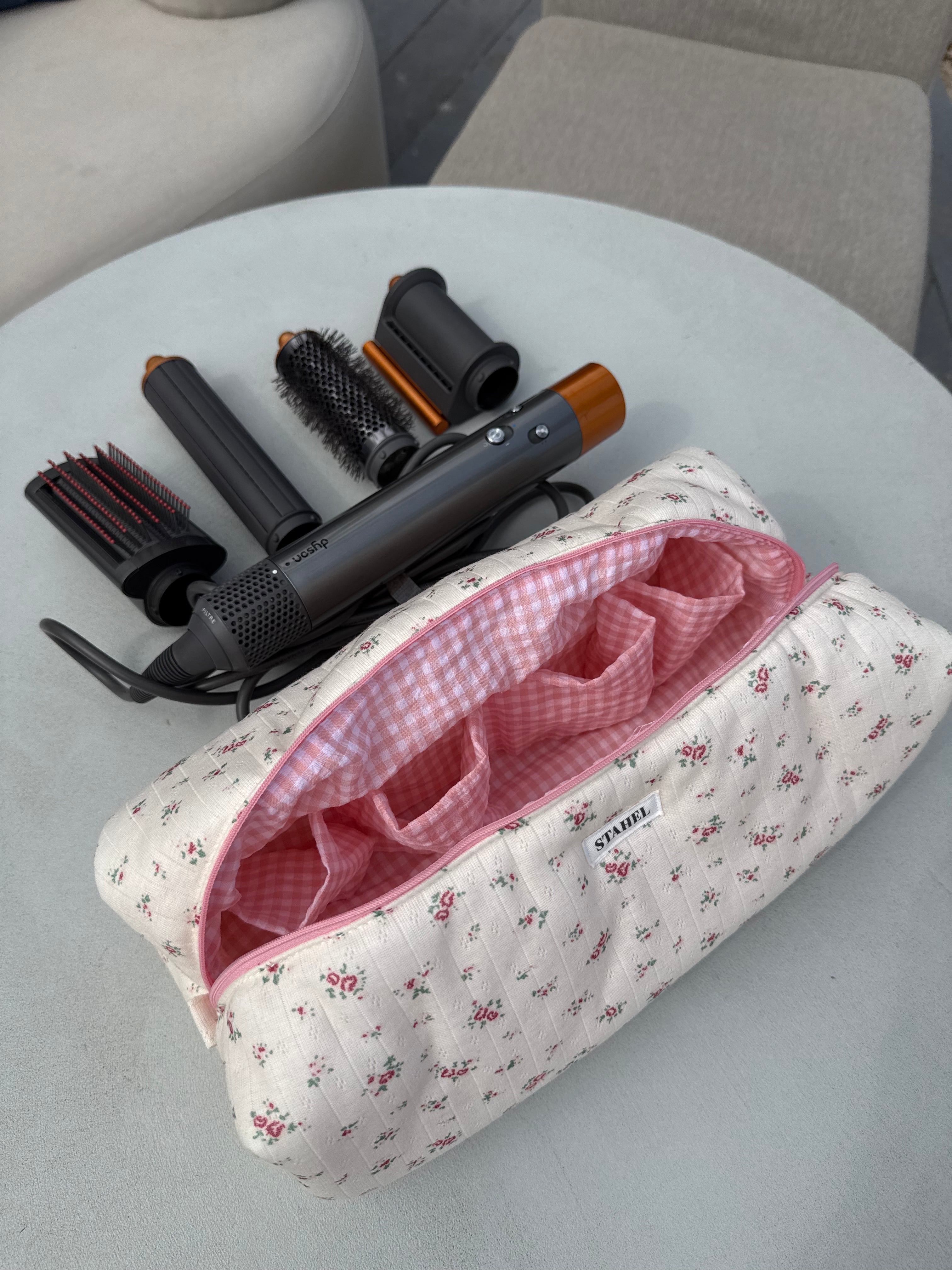 Bolsa Dyson Airwrap Floral Rosa
