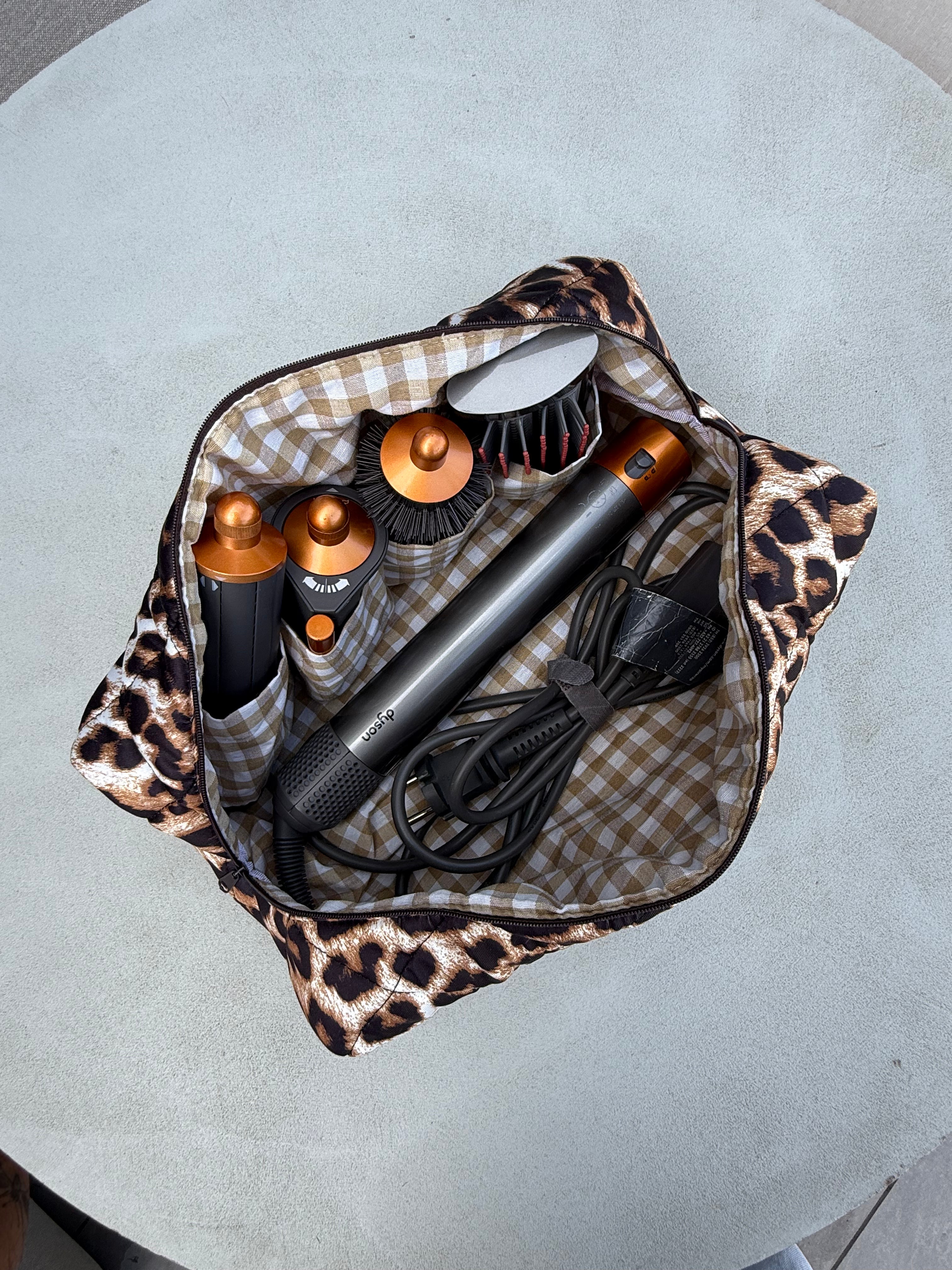 Bolsa Dyson Airwrap Leopardo