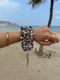 Llavero Scrunchie Leopardo